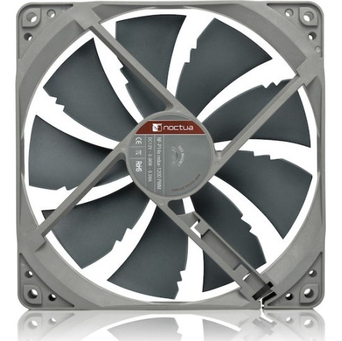 Noctua NF-P14s redux-1200 Case Fan 140mm με Σύνδεση 4-Pin PWM Γκρι