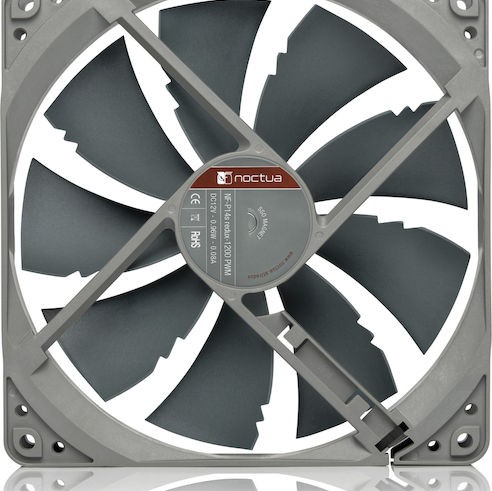 Noctua NF-P14s redux-1200 Case Fan 140mm με Σύνδεση 4-Pin PWM Γκρι