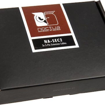 Noctua Extension Cord Housing Na Sec2 3 Pin 3-Pin Fan - 3-Pin Fan Cable 0.3m Μαύρο NA-SEC2