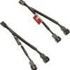 Noctua NA-SYC2 3-Pin Fan - 2x 3-Pin Fan Cable Μαύρο