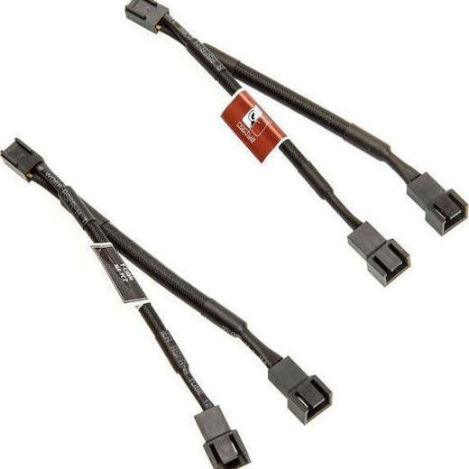 Noctua NA-SYC2 3-Pin Fan - 2x 3-Pin Fan Cable Μαύρο