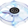 Thermaltake Pure 20 LED Case Fan 200mm με Μπλε Φωτισμό και Σύνδεση 3-Pin Λευκό