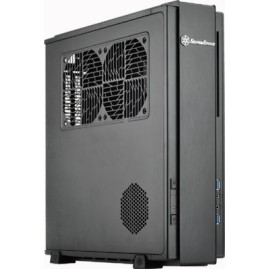 Silverstone ML07B Home Theater Κουτί Υπολογιστή Μαύρο