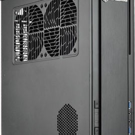 Silverstone ML07B Home Theater Κουτί Υπολογιστή Μαύρο