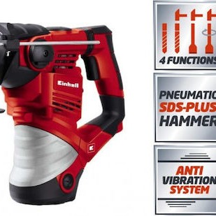 Einhell TΗ-RH 1600 Κρουστικό Σκαπτικό Πιστολέτο Ρεύματος 1600W με Υποδοχή SDS Plus