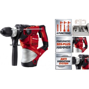 Einhell TΗ-RH 1600 Κρουστικό Σκαπτικό Πιστολέτο Ρεύματος 1600W με Υποδοχή SDS Plus