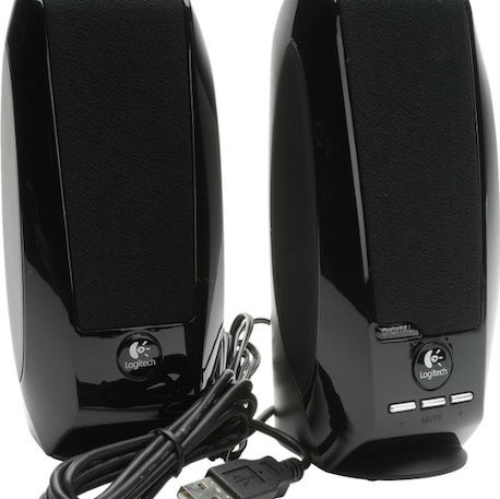 Logitech S150 Ηχεία Υπολογιστή 2.0 με Ισχύ 1.2W σε Μαύρο Χρώμα