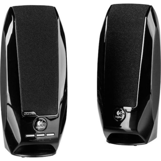 Logitech S150 Ηχεία Υπολογιστή 2.0 με Ισχύ 1.2W σε Μαύρο Χρώμα