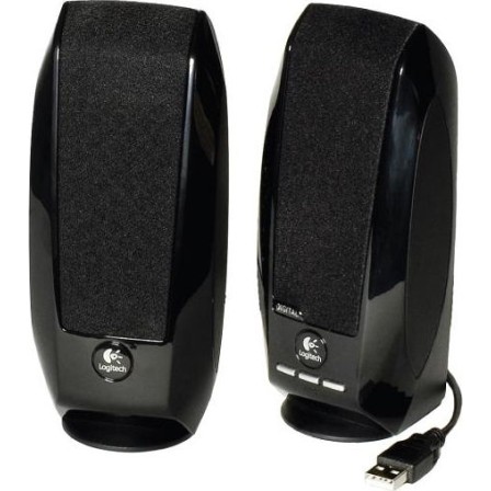 Logitech S150 Ηχεία Υπολογιστή 2.0 με Ισχύ 1.2W σε Μαύρο Χρώμα
