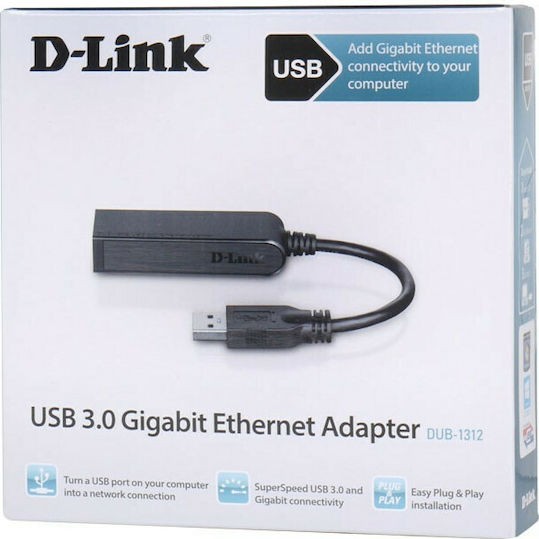 D-Link DUB-1312 USB Αντάπτορας Δικτύου για Ενσύρματη σύνδεση Gigabit Ethernet