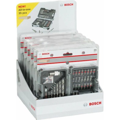 Bosch Σετ 35 Τρυπάνια με Εξάγωνο Στέλεχος για Ξύλο
