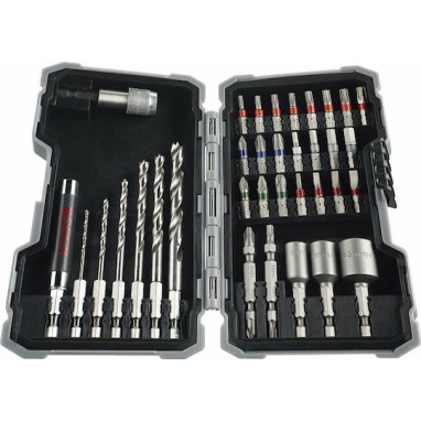 Bosch Σετ 35 Τρυπάνια με Εξάγωνο Στέλεχος για Ξύλο