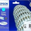 Epson 79XL Γνήσιο Μελάνι Εκτυπωτή InkJet Κυανό (C13T79024010)