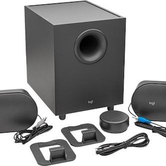 Logitech Z407 Ασύρματα Ηχεία Υπολογιστή 2.1 με Bluetooth και Ισχύ 40W σε Μαύρο Χρώμα