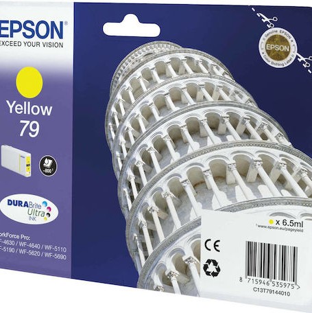 Epson 79 Γνήσιο Μελάνι Εκτυπωτή InkJet Κίτρινο (C13T79144010)