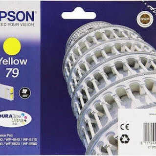 Epson 79 Γνήσιο Μελάνι Εκτυπωτή InkJet Κίτρινο (C13T79144010)