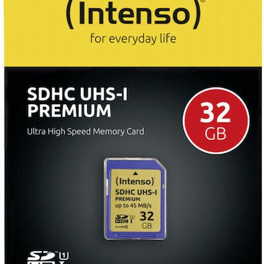 Intenso SDHC 32GB Class 10 U1 UHS-I