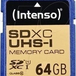 Intenso SDXC 64GB Class 10 U1 UHS-I