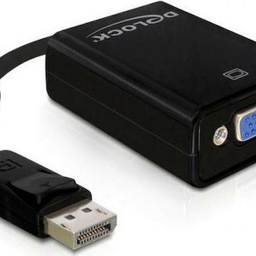 DeLock Μετατροπέας DisplayPort male σε VGA female (61848)