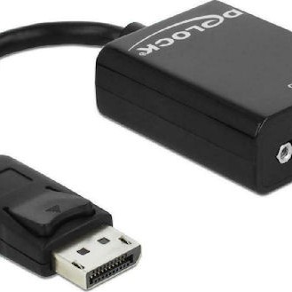 DeLock Μετατροπέας DisplayPort male σε VGA female (61848)