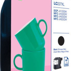Brother LC227XL Γνήσιο Μελάνι Εκτυπωτή InkJet Μαύρο (LC-227XLBK)
