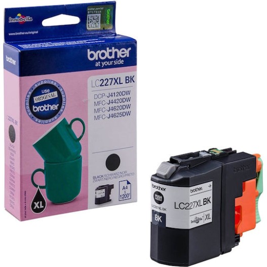 Brother LC227XL Γνήσιο Μελάνι Εκτυπωτή InkJet Μαύρο (LC-227XLBK)