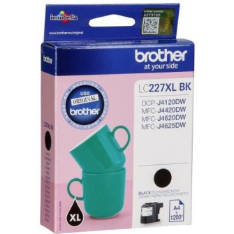 Brother LC227XL Γνήσιο Μελάνι Εκτυπωτή InkJet Μαύρο (LC-227XLBK)