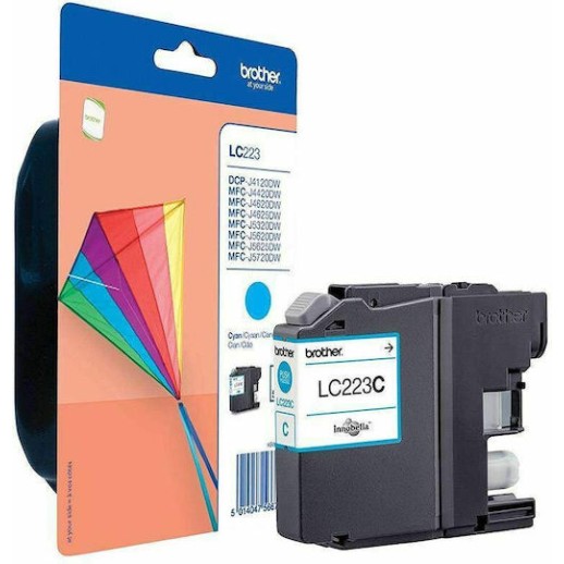 Brother LC223 Γνήσιο Μελάνι Εκτυπωτή InkJet Κυανό (LC-223C)
