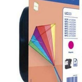 Brother LC223 Γνήσιο Μελάνι Εκτυπωτή InkJet Ματζέντα (LC-223M)