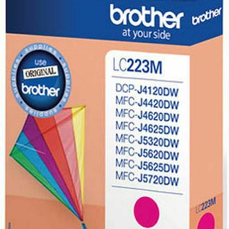Brother LC223 Γνήσιο Μελάνι Εκτυπωτή InkJet Ματζέντα (LC-223M)
