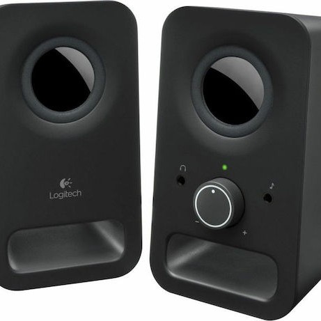 Logitech Z150 Ηχεία Υπολογιστή 2.0 με Ισχύ 3W σε Μαύρο Χρώμα