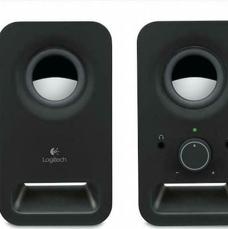 Logitech Z150 Ηχεία Υπολογιστή 2.0 με Ισχύ 3W σε Μαύρο Χρώμα