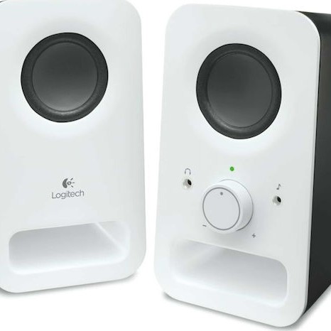 Logitech Z150 Ηχεία Υπολογιστή 2.0 με Ισχύ 3W σε Λευκό Χρώμα