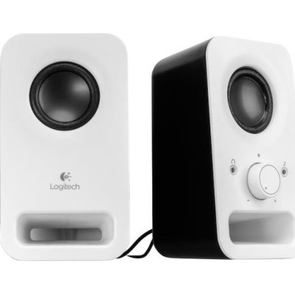 Logitech Z150 Ηχεία Υπολογιστή 2.0 με Ισχύ 3W σε Λευκό Χρώμα