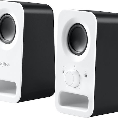 Logitech Z150 Ηχεία Υπολογιστή 2.0 με Ισχύ 3W σε Λευκό Χρώμα