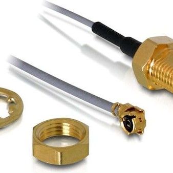 DeLock Καλώδιο Κεραίας WiFi RP-SMA Male - I-PEX 0.2m (88340)