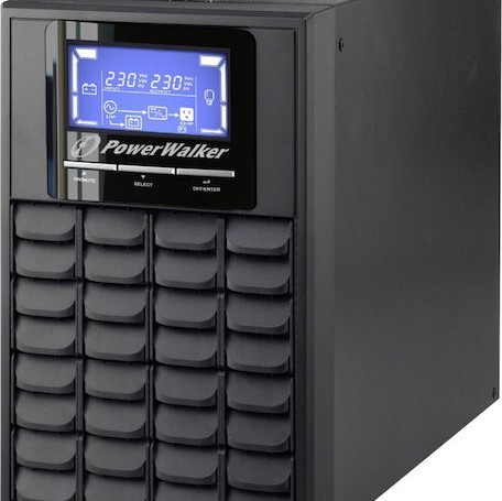 Powerwalker VFI 1000C LCD UPS On-Line 1000VA 800W με 3 IEC Πρίζες