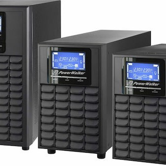 Powerwalker VFI 1000C LCD UPS On-Line 1000VA 800W με 3 IEC Πρίζες