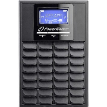 Powerwalker VFI 1000C LCD UPS On-Line 1000VA 800W με 3 IEC Πρίζες