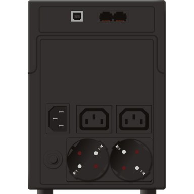 Powerwalker PowerWalker VI 1200 LCD UPS Line-Interactive 1200VA 600W με 2 Schuko Πρίζες