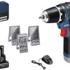 Bosch GSR 12V-15 Δραπανοκατσάβιδο Μπαταρίας 12V 1x4Ah & 1x2Ah