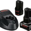 Bosch GSR 12V-15 Δραπανοκατσάβιδο Μπαταρίας 12V 1x4Ah & 1x2Ah