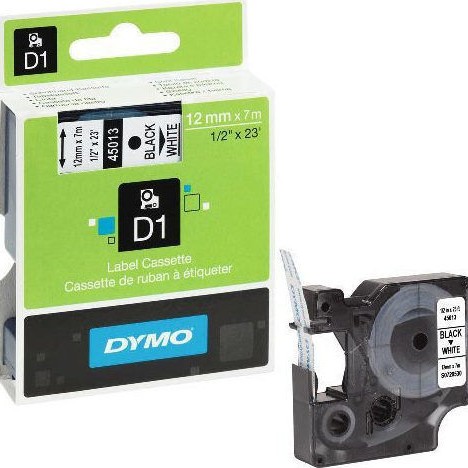 Dymo 40913 Ταινία Ετικετογράφου 7m x 9mm σε Λευκό Χρώμα