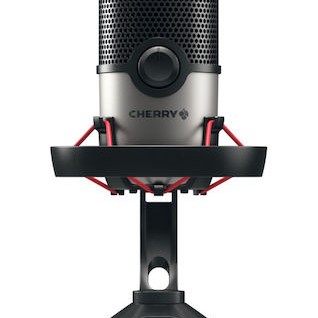 Cherry UM 6.0 Advanced Πυκνωτικό Μικρόφωνο USB Επιτραπέζιο, Shock Mounted