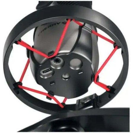 Cherry UM 6.0 Advanced Πυκνωτικό Μικρόφωνο USB Επιτραπέζιο, Shock Mounted