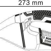 Bosch GAS 10,8 V-LI + L-Boxx Professional Επαναφορτιζόμενο Σκουπάκι Χειρός 12V Χωρίς Φορτιστή και Μπαταρία Μπλε