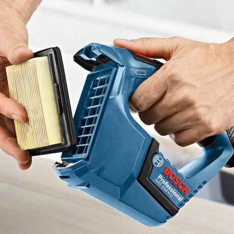 Bosch GAS 10,8 V-LI Professional Επαναφορτιζόμενο Σκουπάκι Χειρός 12V Χωρίς Φορτιστή και Μπαταρία Μπλε