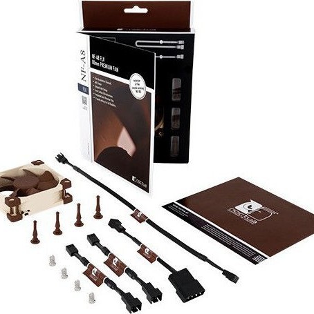Noctua NF-A8 FLX Case Fan 80mm με Σύνδεση 3-Pin Καφέ