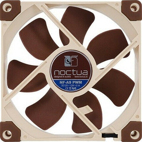 Noctua NF-A9 Case Fan 92mm με Σύνδεση 4-Pin PWM Καφέ