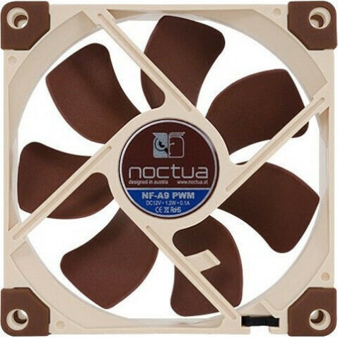 Noctua NF-A9 Case Fan 92mm με Σύνδεση 4-Pin PWM Καφέ